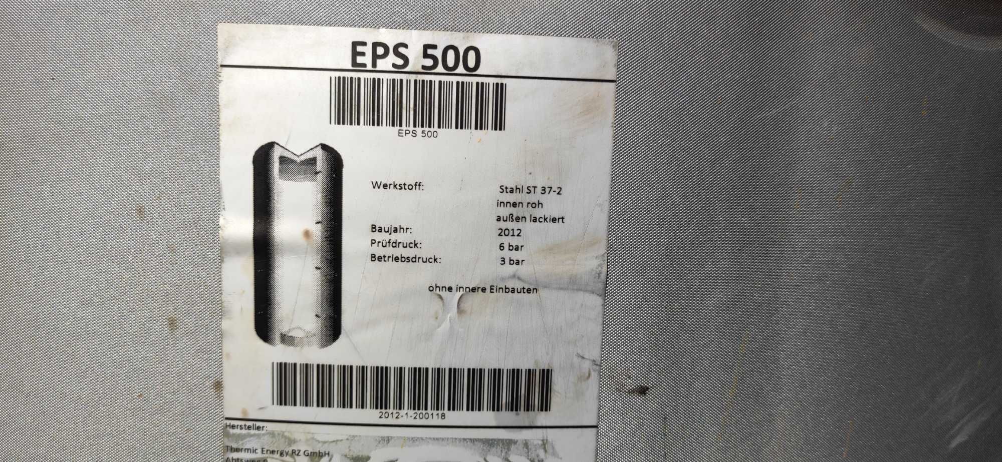 Bufor zasobnik 500 L EPS wężownica zbiornik JAKOŚĆ
