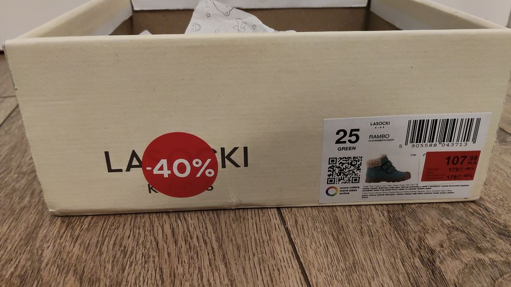 Nowe Buciki rozmiar 25 Lasocki Kids !