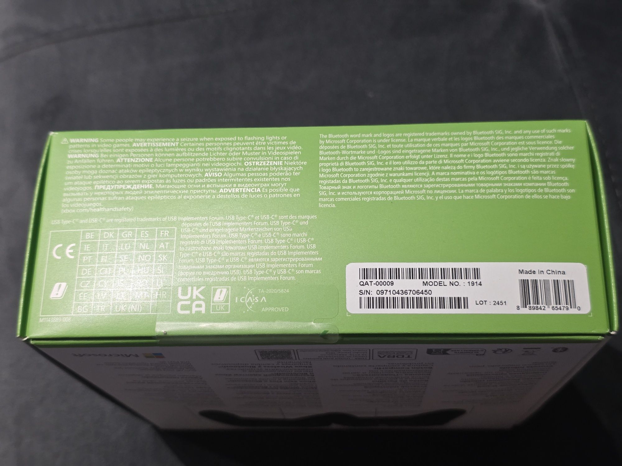 Nowy Pad Gamepad Microsoft Xbox Series S/X Controller Czarny GW 24M