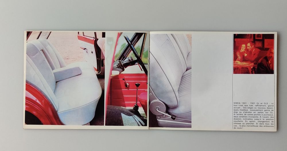 Prospekt motoryzacyjny Simca 1301 i 1501  Francja PRL