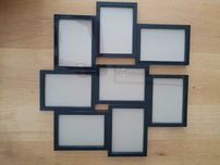 Ramka na zdjęcia IKEA VÄXBO – czarna, na 8 zdjęć (13×18 cm)