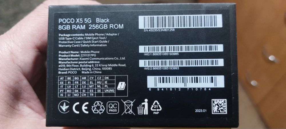 Продам телефон  POCO x5