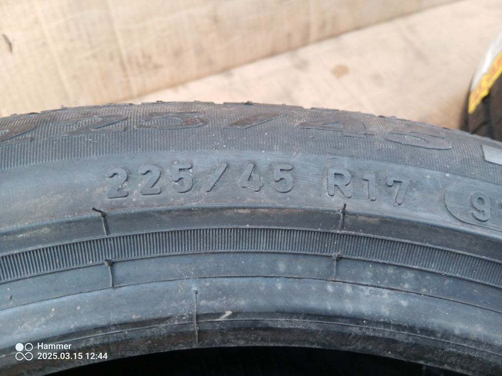 Opony letnie Pirelli 225 .45 r17 nowe r13
