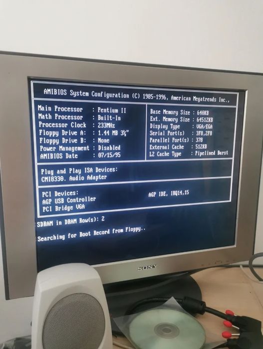 Motherboard Slot-1 Pentium II 233MHz - 64MB