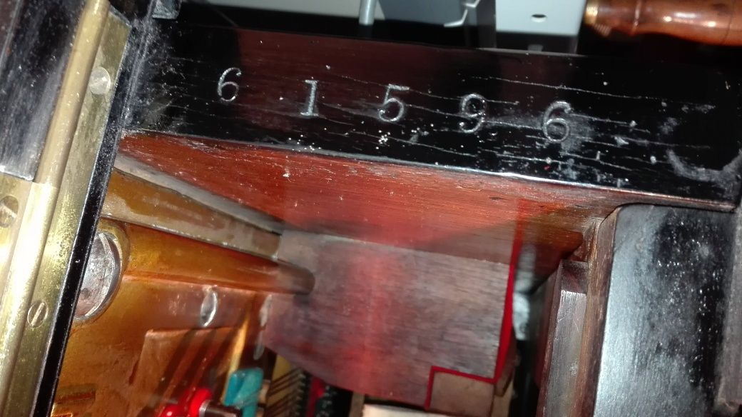 Piano Vertical Bechstein ano 1902