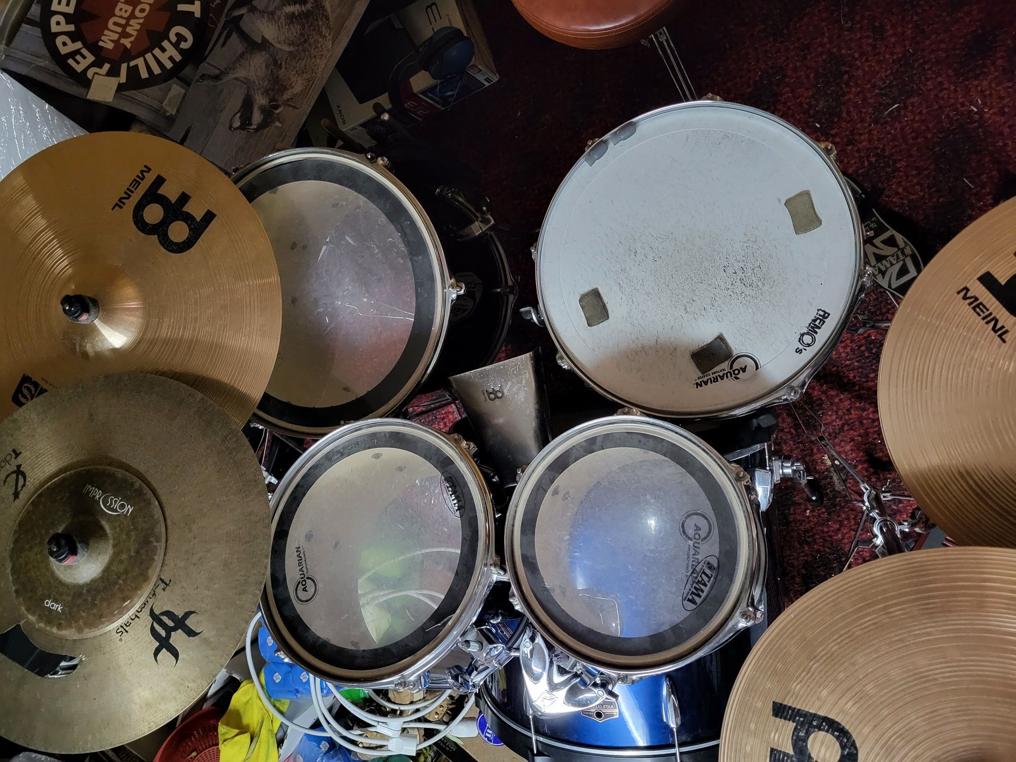 Perkusja Tama Imperialstar + Talerze Meinl MCS 2018 + Hardware