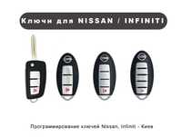 Ключ для Nissan Rogue , Leaf, Altima, Infiniti, программирование