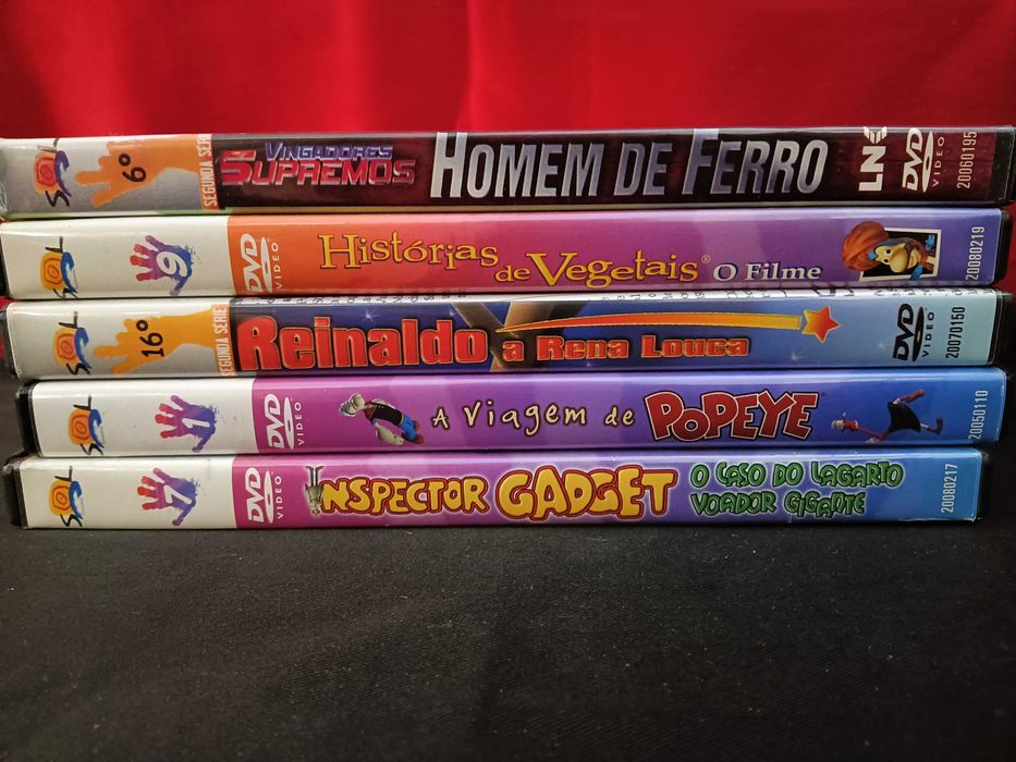 Filmes DVD coleção Sol 42 unidades