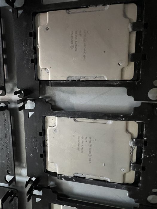 Lote 7x Intel CPU for HP Gen10 + 1x Cooler