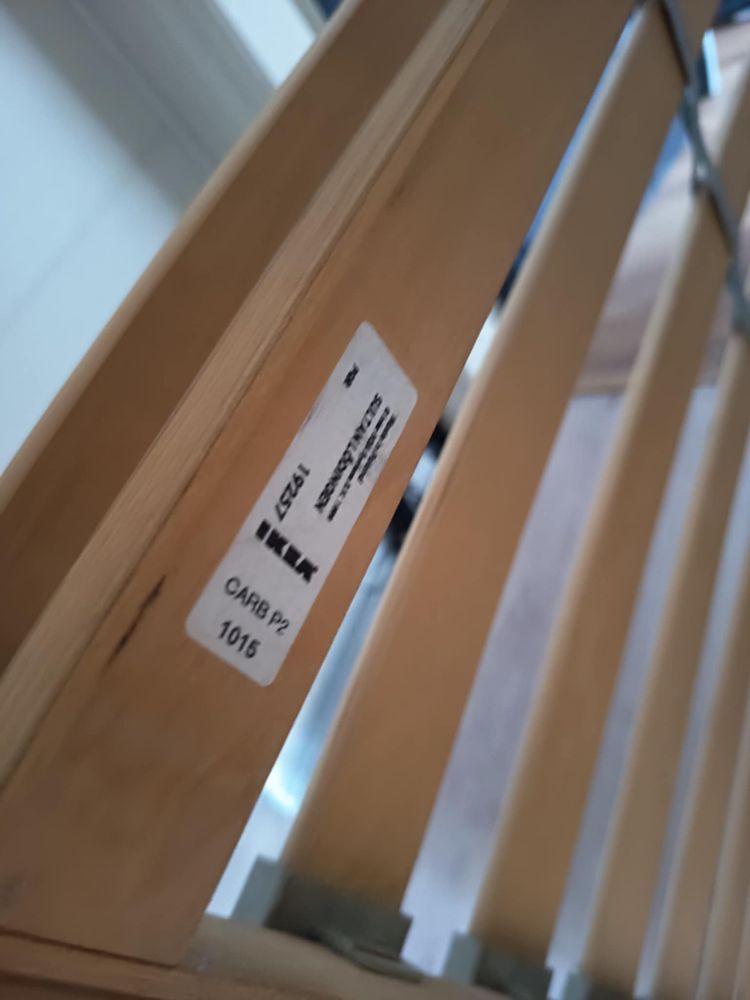 Rama łóżka meldal ikea ze stelażem