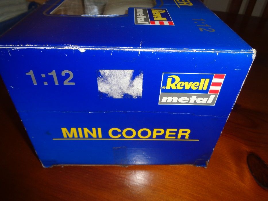 Mini Cooper 1:12 Miniatura Caixa Mede 42cm Espectacular