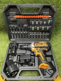 Мощный шуруповёрт с набором DeWALT BL1013 12V 2.0Ah девольт