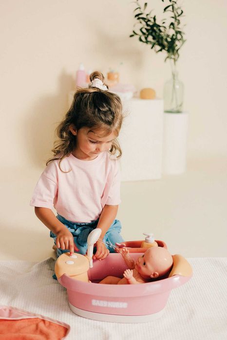 Ванна для пупса "Бебі Ньорс. Терракотова пудра" з душем (7600220386)