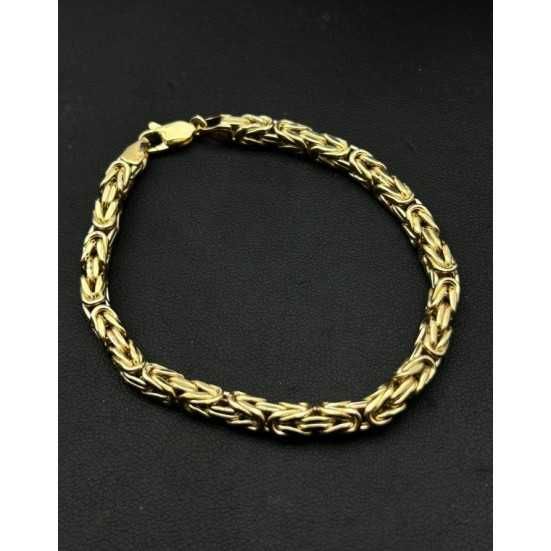 Świetna Złota Bransoletka 8,61g P585 19,5cm