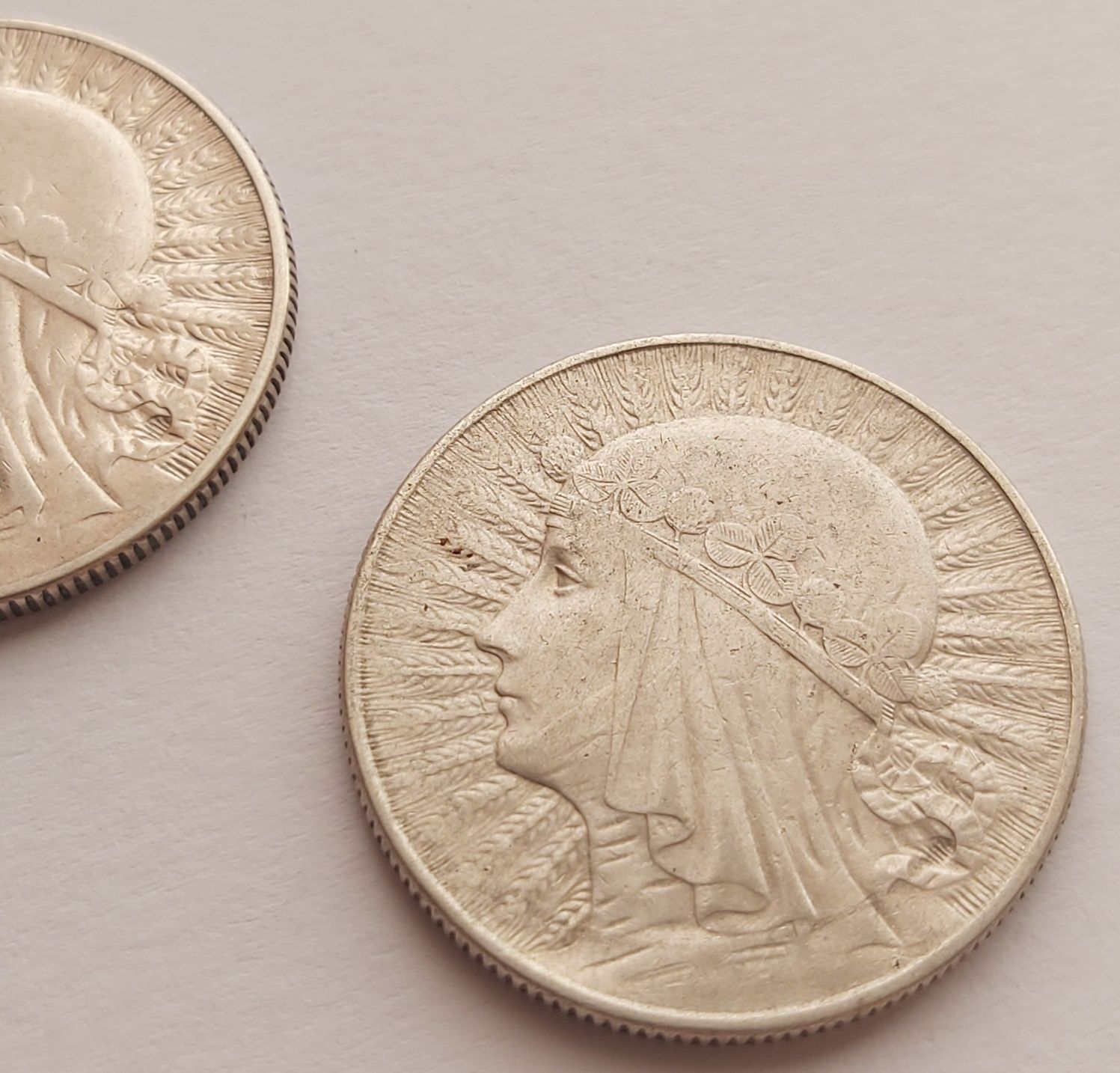 2 x 5zł Polonia Jadwiga. II RP. Srebrna moneta 1933r 2szt.
