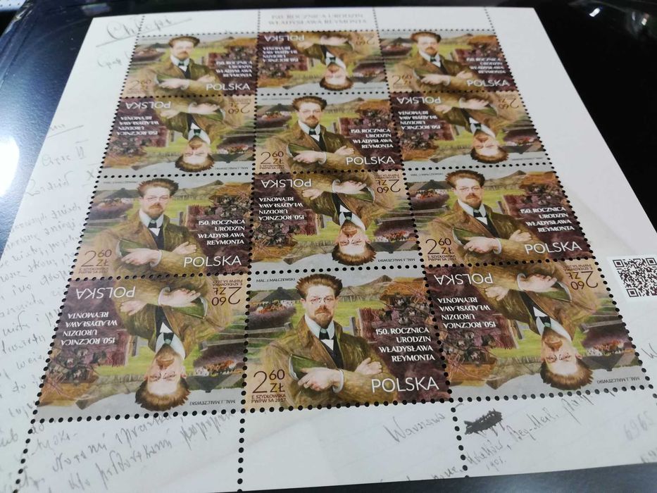 Arkusz 4757** 150. r. ur. Władysława Reymonta