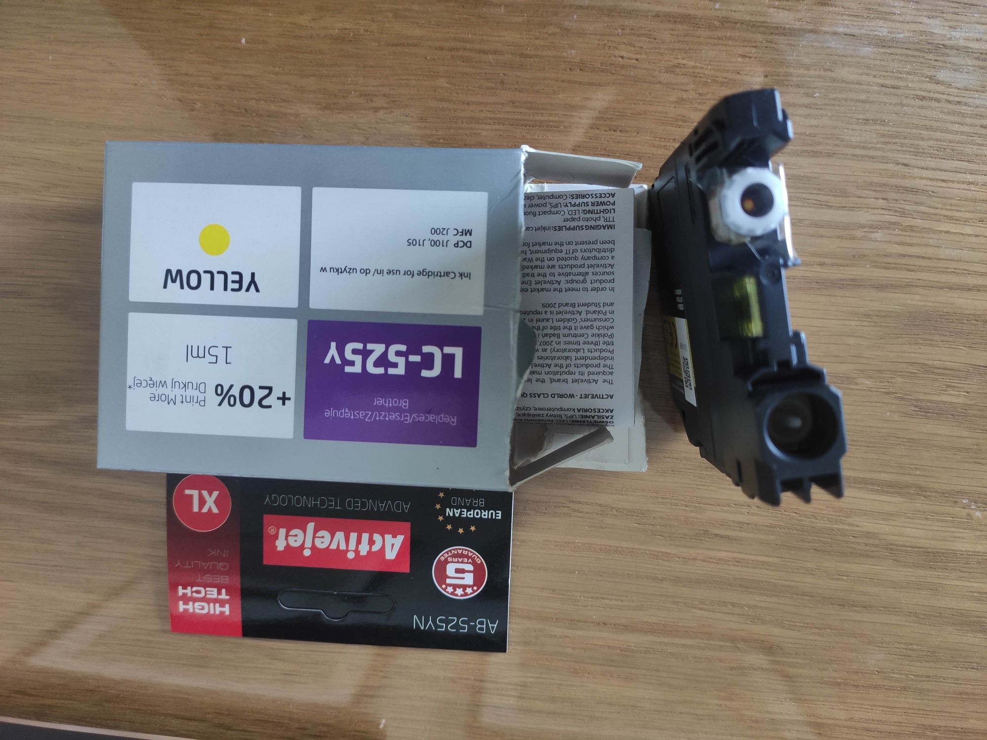 Zestaw zamienników tuszy kolorowych Brother InkBenefit LC525 Activejet