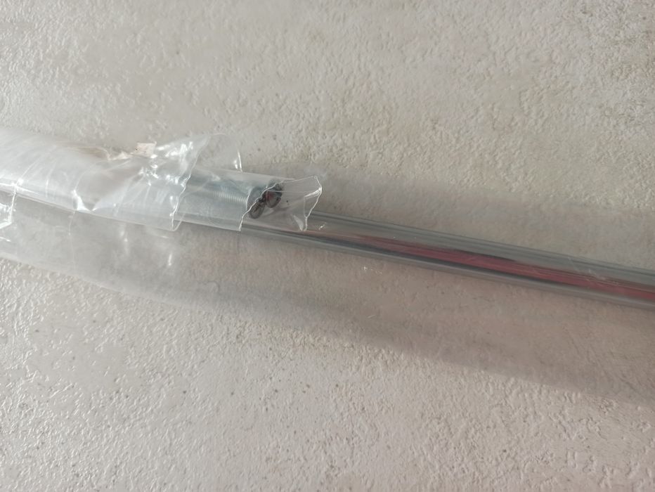 Uchwyt meblowy długi, reling, chrom, połysk