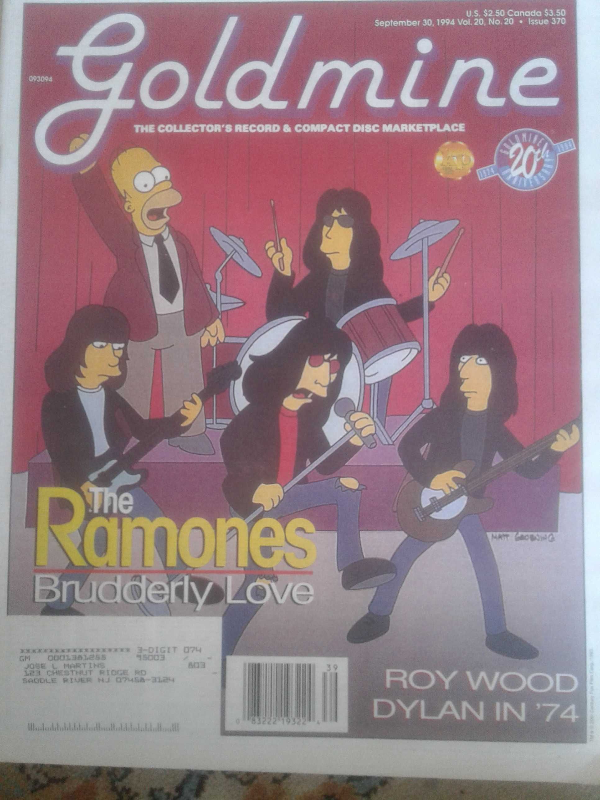 The Who / Ramones / Outros    - revistas Americanas