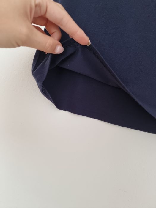 Bluzka granatowa z krótkim rękawem damska rozmiar M/L