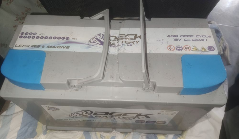 Bateria Caravana e Náutica 128 ah agm