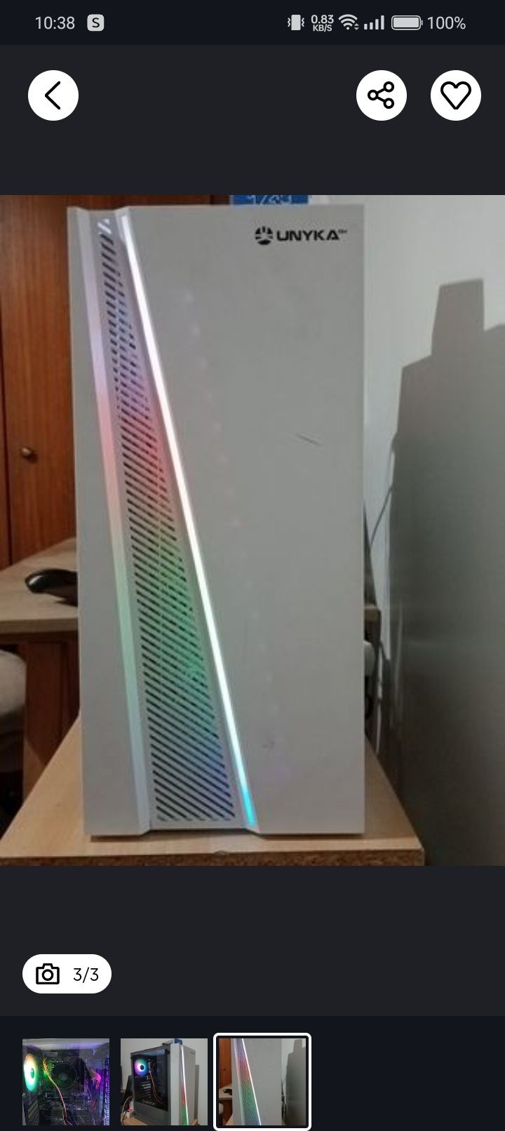 PC gamer em ótimo estado.
