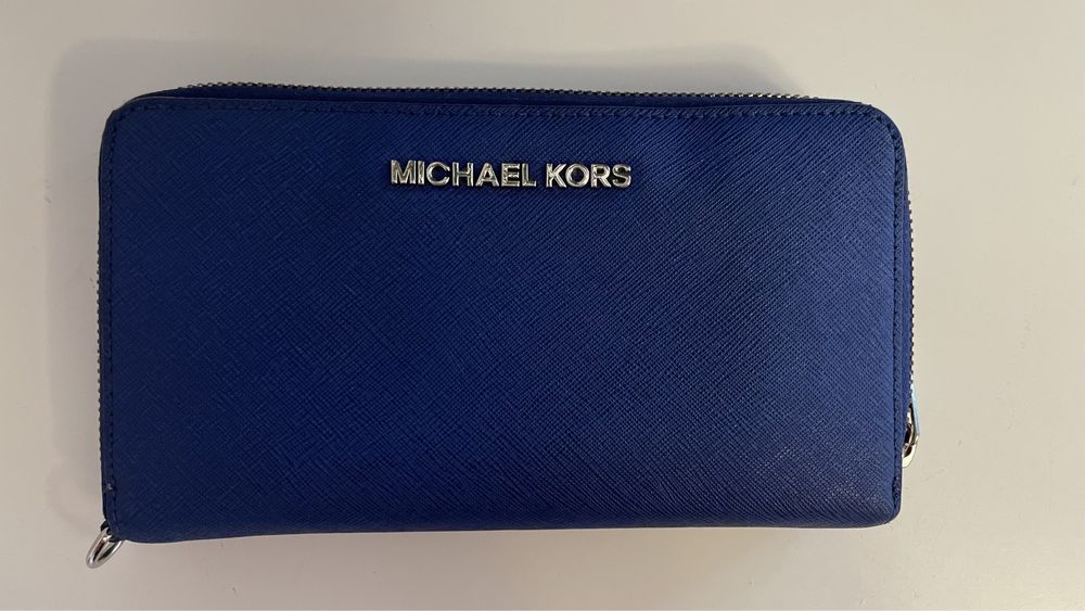 Porfel granatowy duży Michael Kors