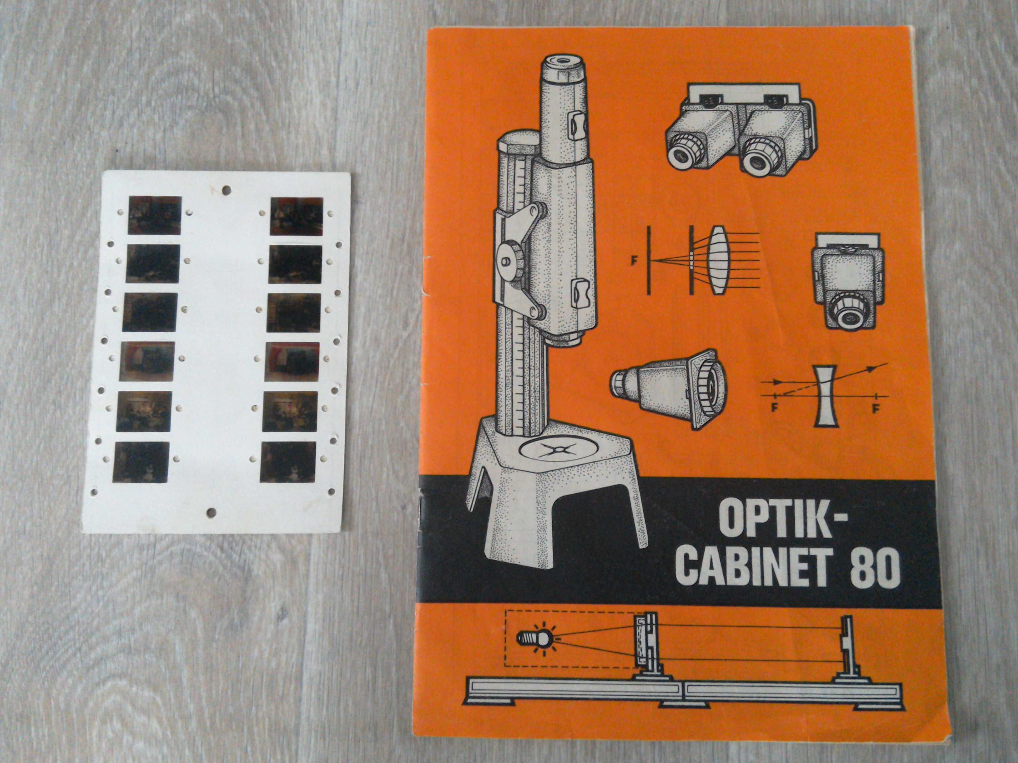 stara zabawka PRL optik cabinet 80 zestaw optyczny GDR stare zabawki