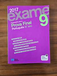 Livro de preparação para prova final Português 9° ano - Porto Editora