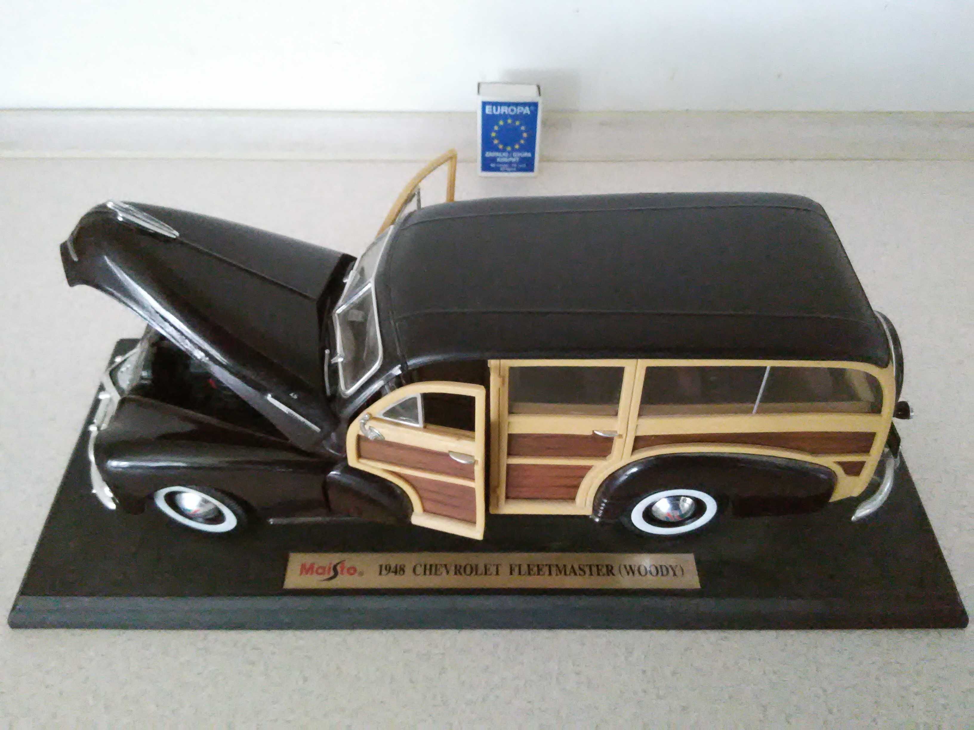 stary model retro 1948 Chevrolet Fleetmaster USA antyk zabytek 1:18