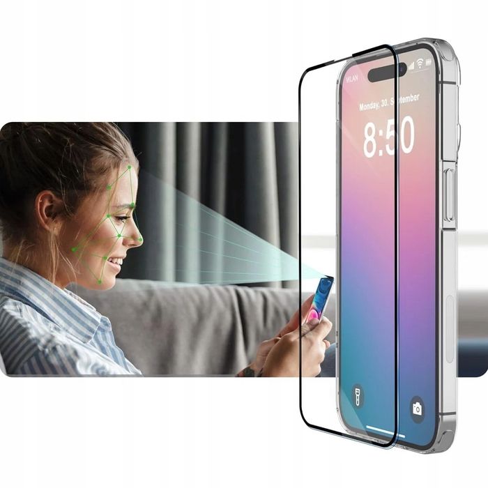 3 Szt Szkło Hartowane Do Iphone 17 Pro Ochrona Na Cały Ekran Pełne 9H