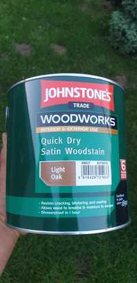 Bejca Johnstone’s Quick Dry Satin Woodstain Szybkoschnąca 2,5 L Dąb