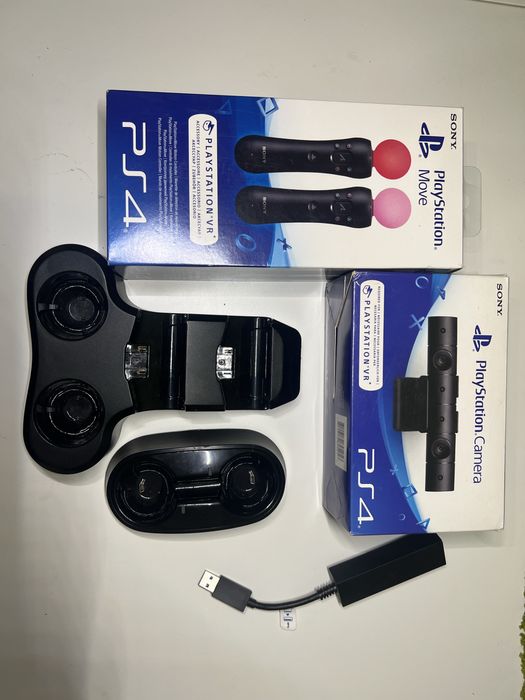 VR очки V1 от Sony для PS4 / PS 5 + Камера + Move + гарантия