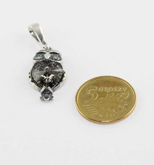 Srebrny Wisiorek Sowa SREBRO p. 925 NA PREZENT