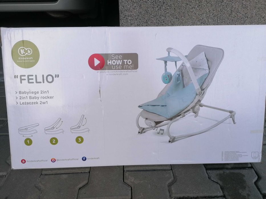 Leżaczek bujaczek Kinderkraft Felio