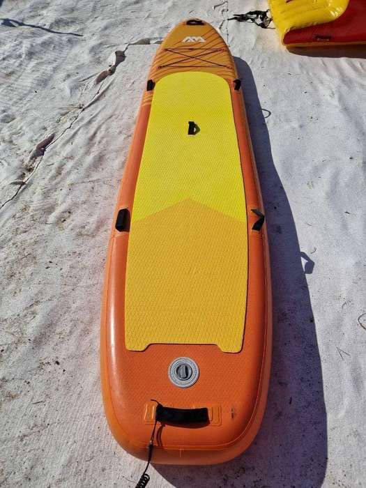 Deska SUP TANDEM 14'0" – 427x86x20 cm (żółta]