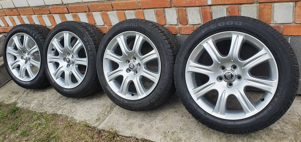 Оригинальные диски Jaguar XJ X350 X358 18" + летняя резина Pirelli
