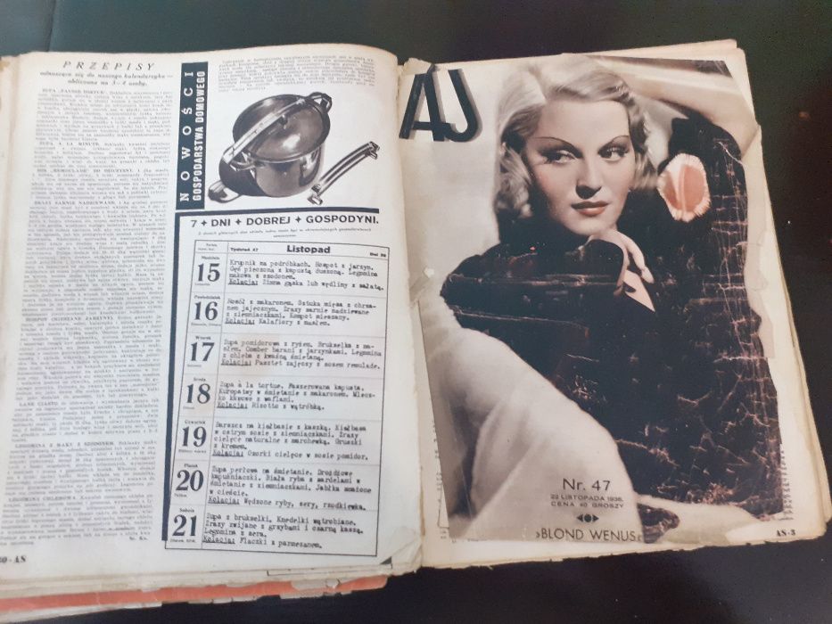 przedwojenne czasopismo AS 1936 r.