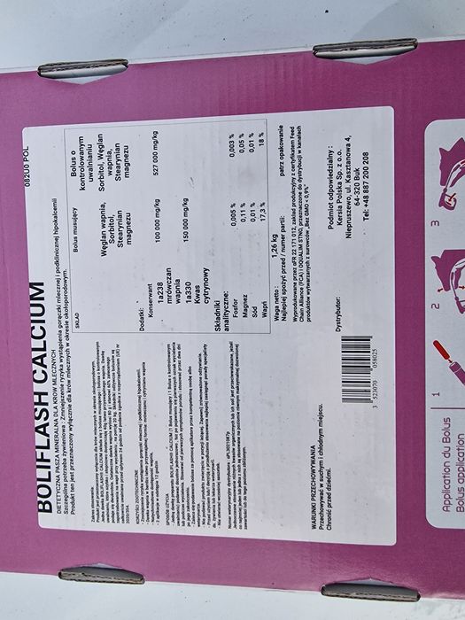 Bolus wapno Calcium, fosfor, bolus Fertil rozrodowy, Kersia okazja