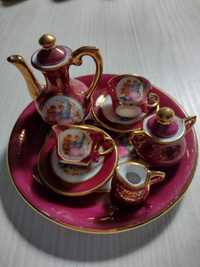 Stary porcelanowy mini serwis kawowy