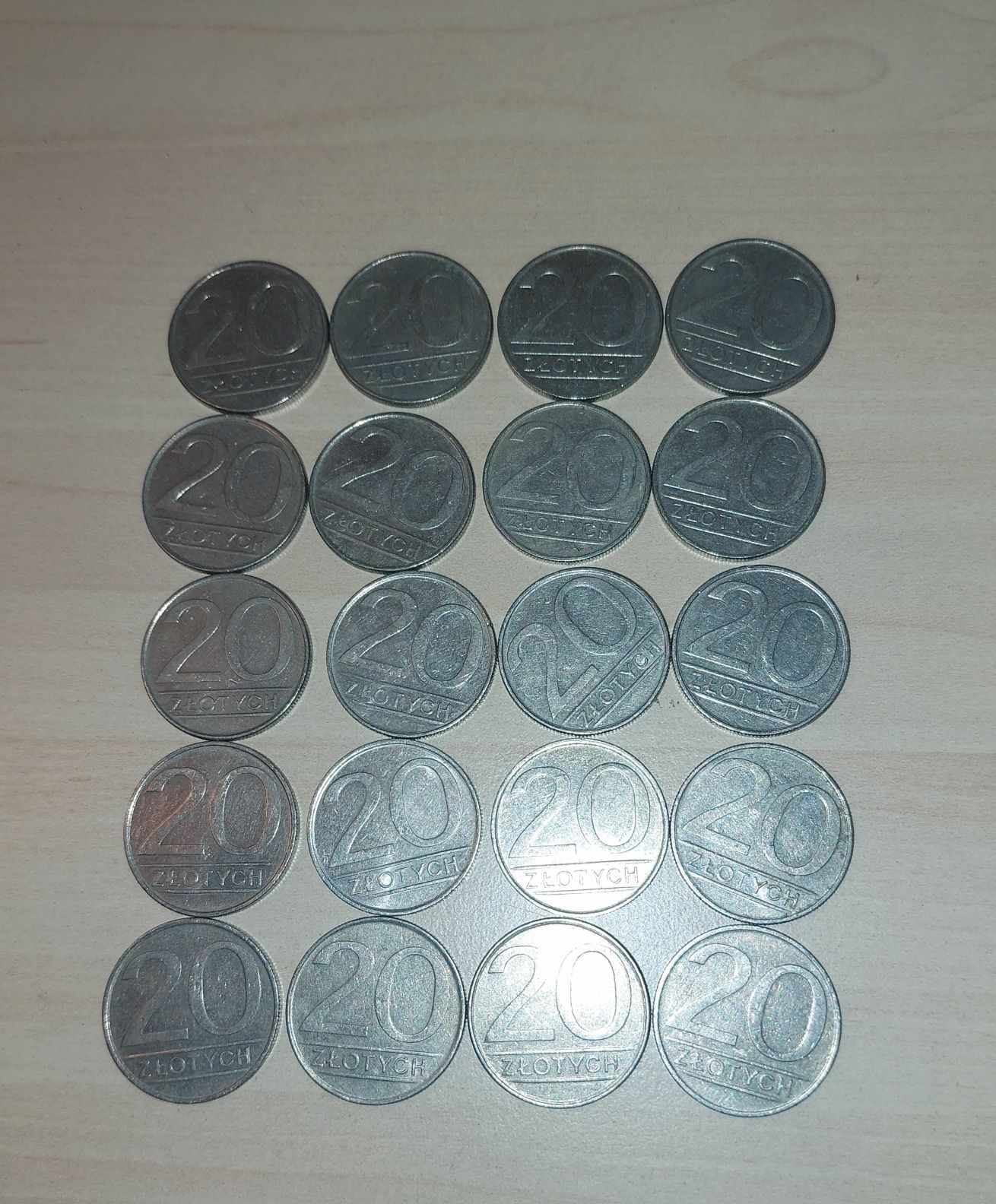 Monety 20 złotych z 1984r.