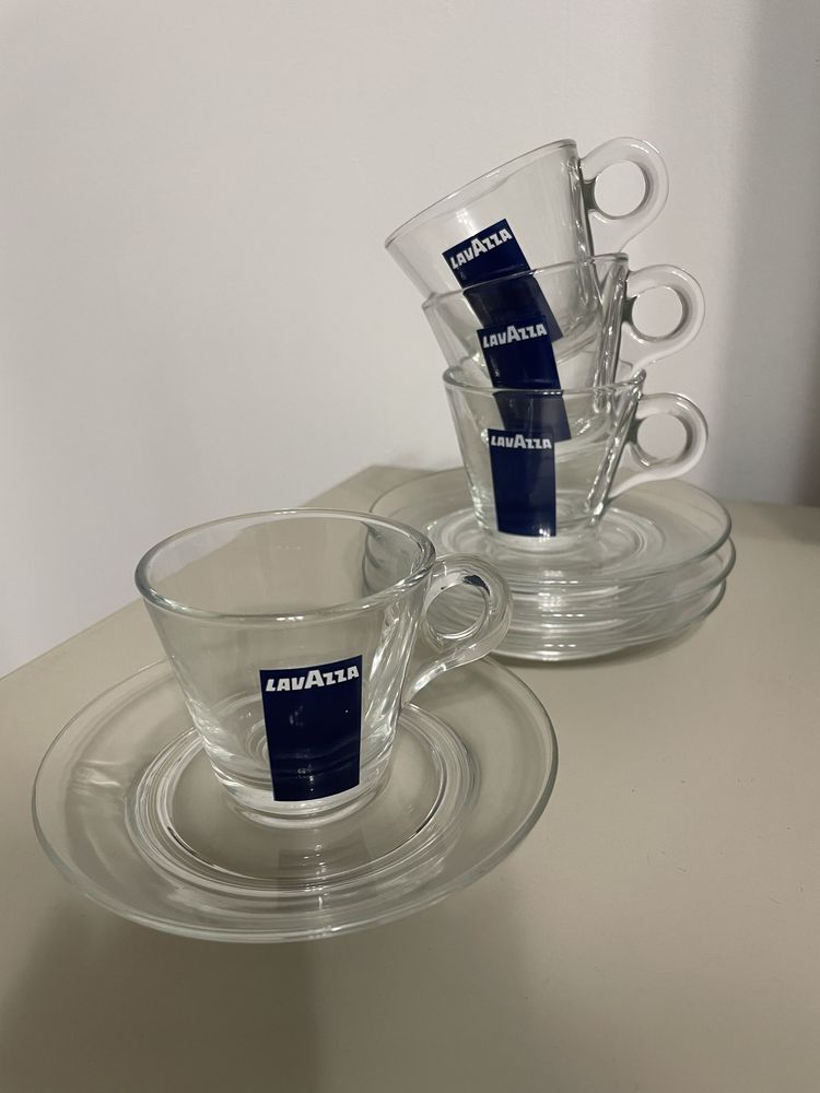 Filiżanki do espresso ze spodkiem Lavazza