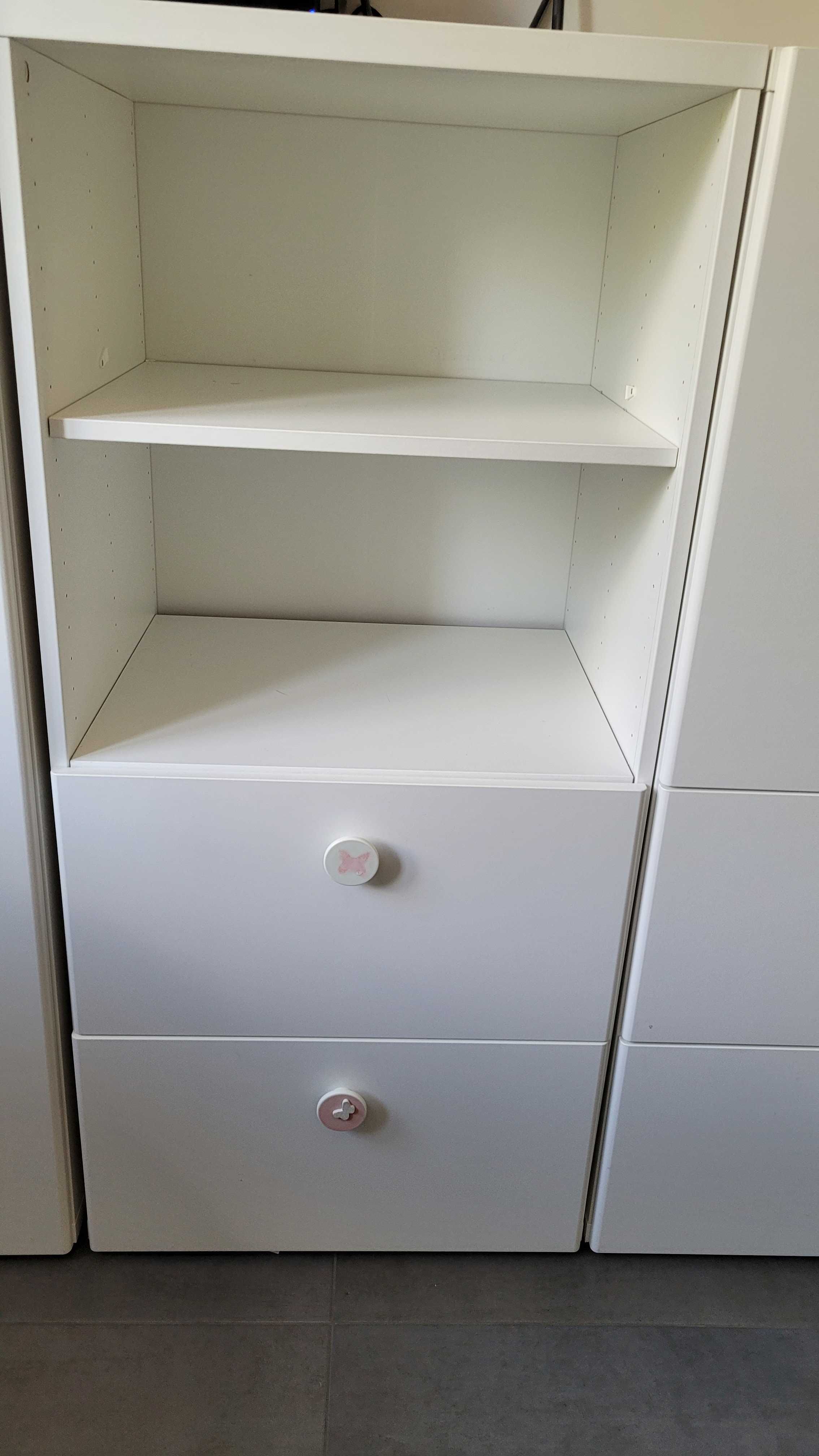 Meble Ikea Białe pokój dziecka Godishus zestaw +2 komody