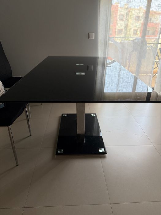 Mesa jantar vidro temperado