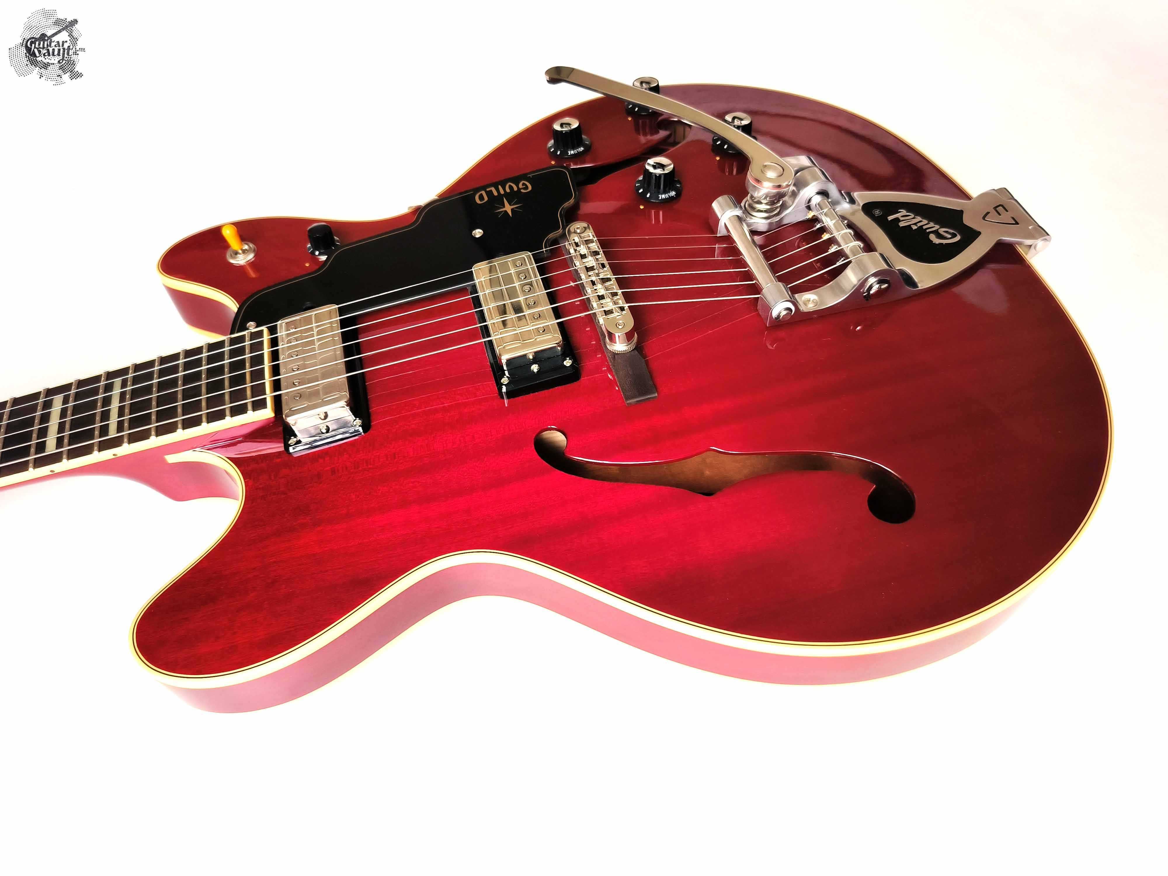 Mint! Guild Starfire V '2022 Cherry Red w/case&accs