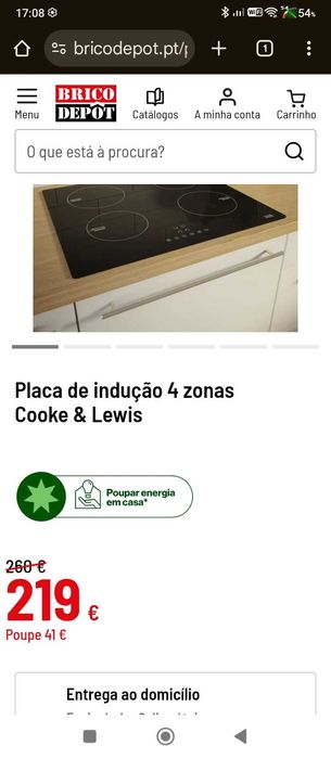 Placa de indução nova