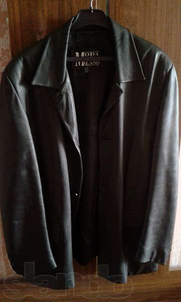 пиджак мужской кожаный