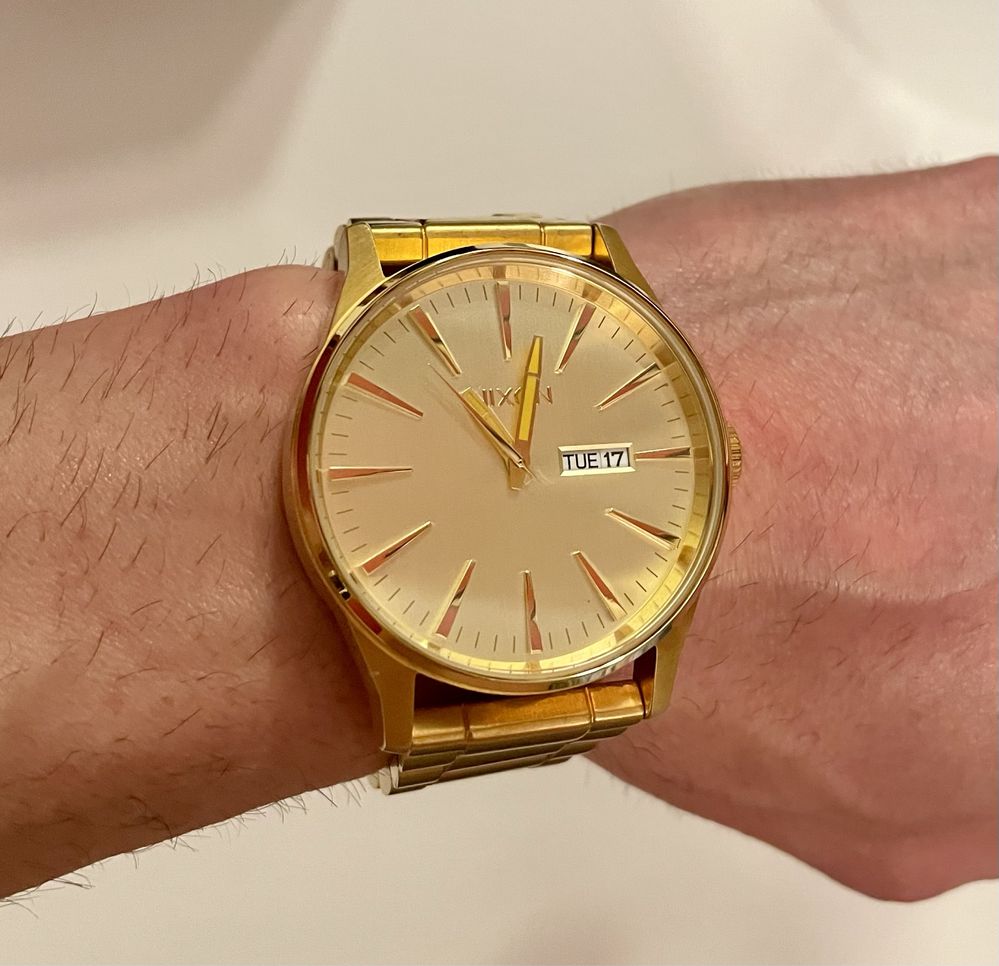 Relógio NIXON Sentry SS All Gold