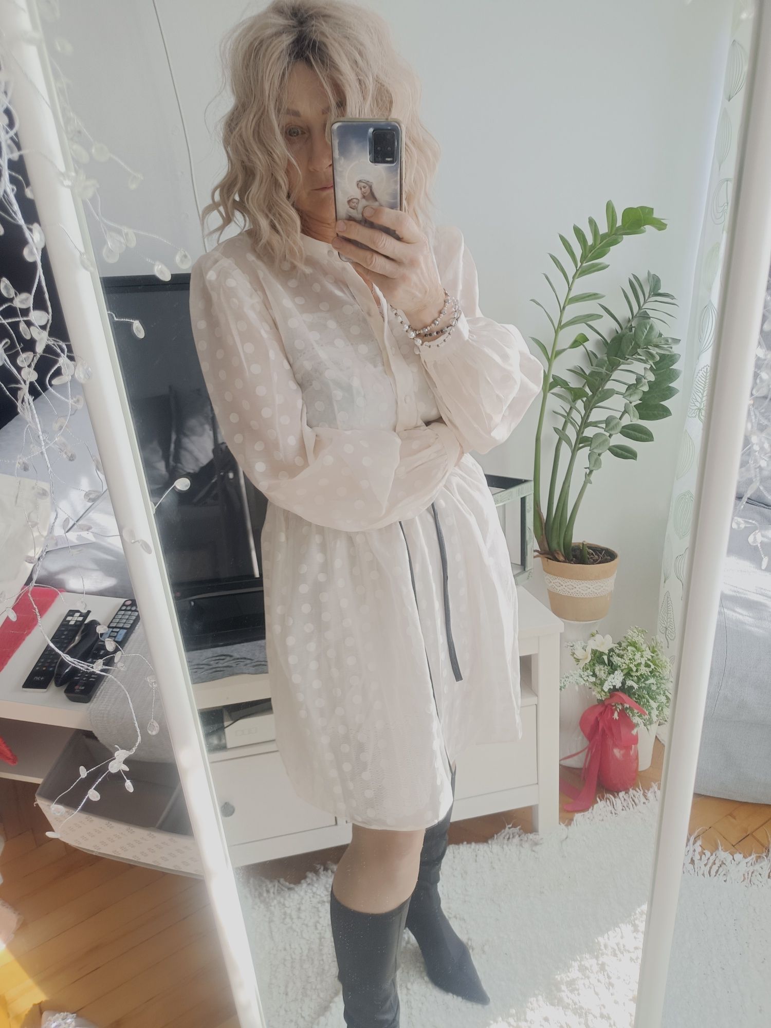 Sukienka szyfonowa H&M roz
