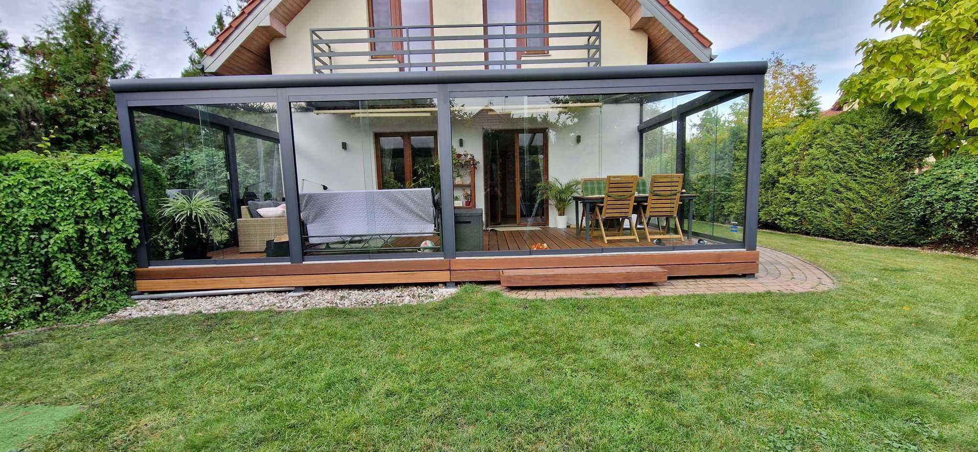 Pergola Ogrodowa Tarasowa Wiata ALTANA Aluminiowa Zadaszenie Tarasu